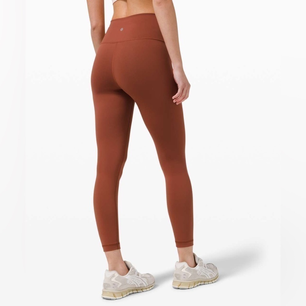 lululemon | Wunder Train High Rise Leggings Size 0 Dark Terracotta NWT